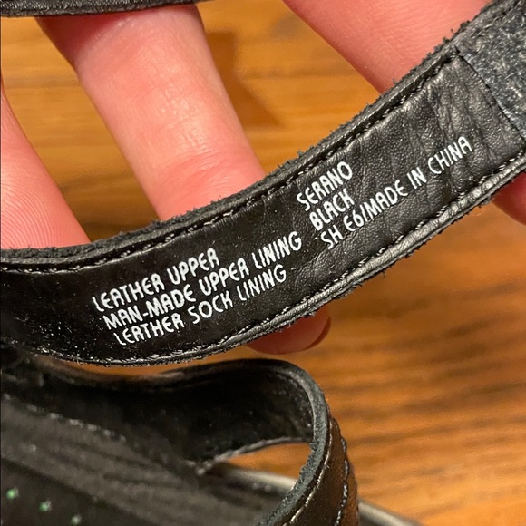 Earth Brand Serrano Black & Gray Women's size 6 heels with Velcro & zip closure - Picture 3 of 7